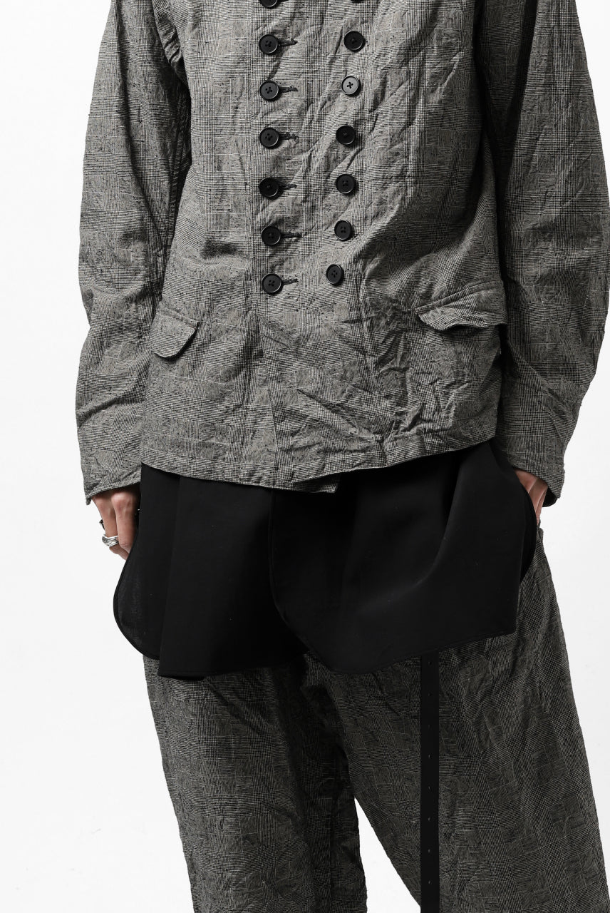 KLASICA VESSER WORK JACKET / ORIGINAL PONGEE NEP (GLEN CHECK) - Image 52