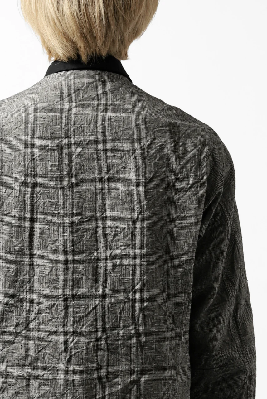 KLASICA VESSER WORK JACKET / ORIGINAL PONGEE NEP (GLEN CHECK) - Image 54