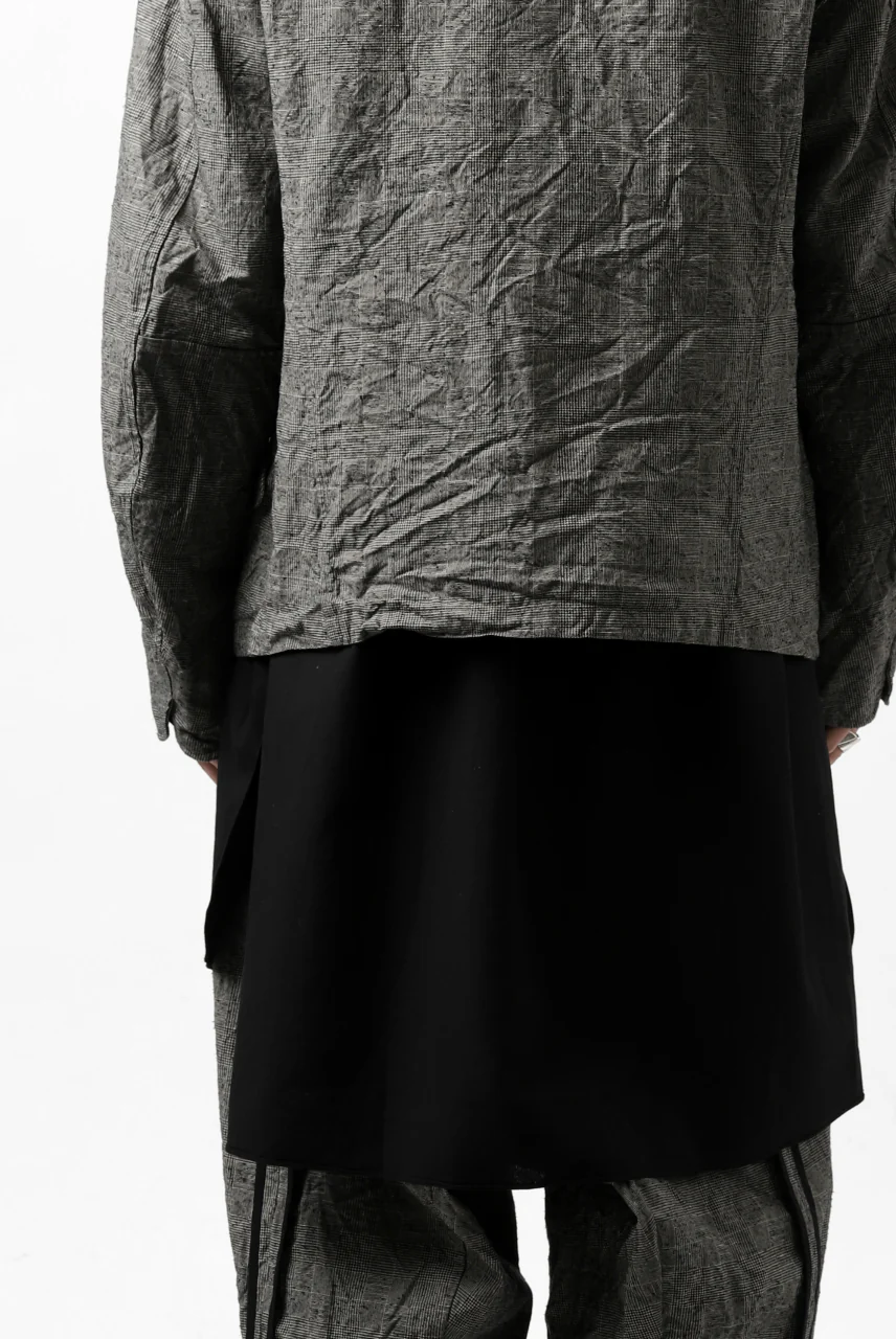 KLASICA VESSER WORK JACKET / ORIGINAL PONGEE NEP (GLEN CHECK) - Image 55