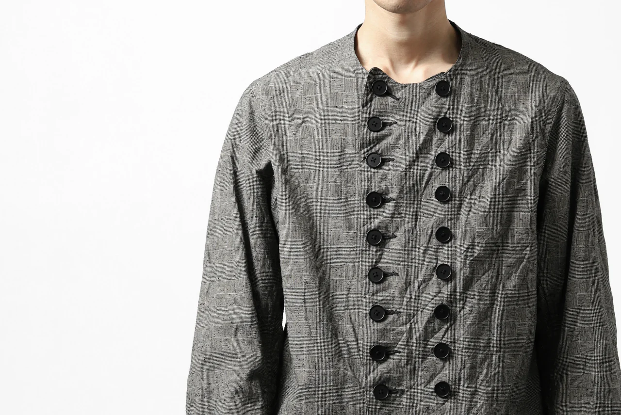 KLASICA VESSER WORK JACKET / ORIGINAL PONGEE NEP (GLEN CHECK) - Image 58