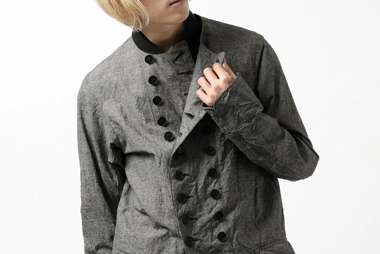 KLASICA VESSER WORK JACKET / ORIGINAL PONGEE NEP (GLEN CHECK) - Image 60