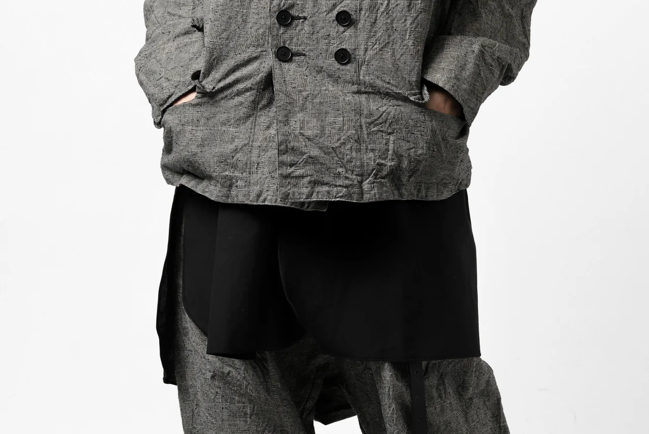 KLASICA VESSER WORK JACKET / ORIGINAL PONGEE NEP (GLEN CHECK) - Image 61