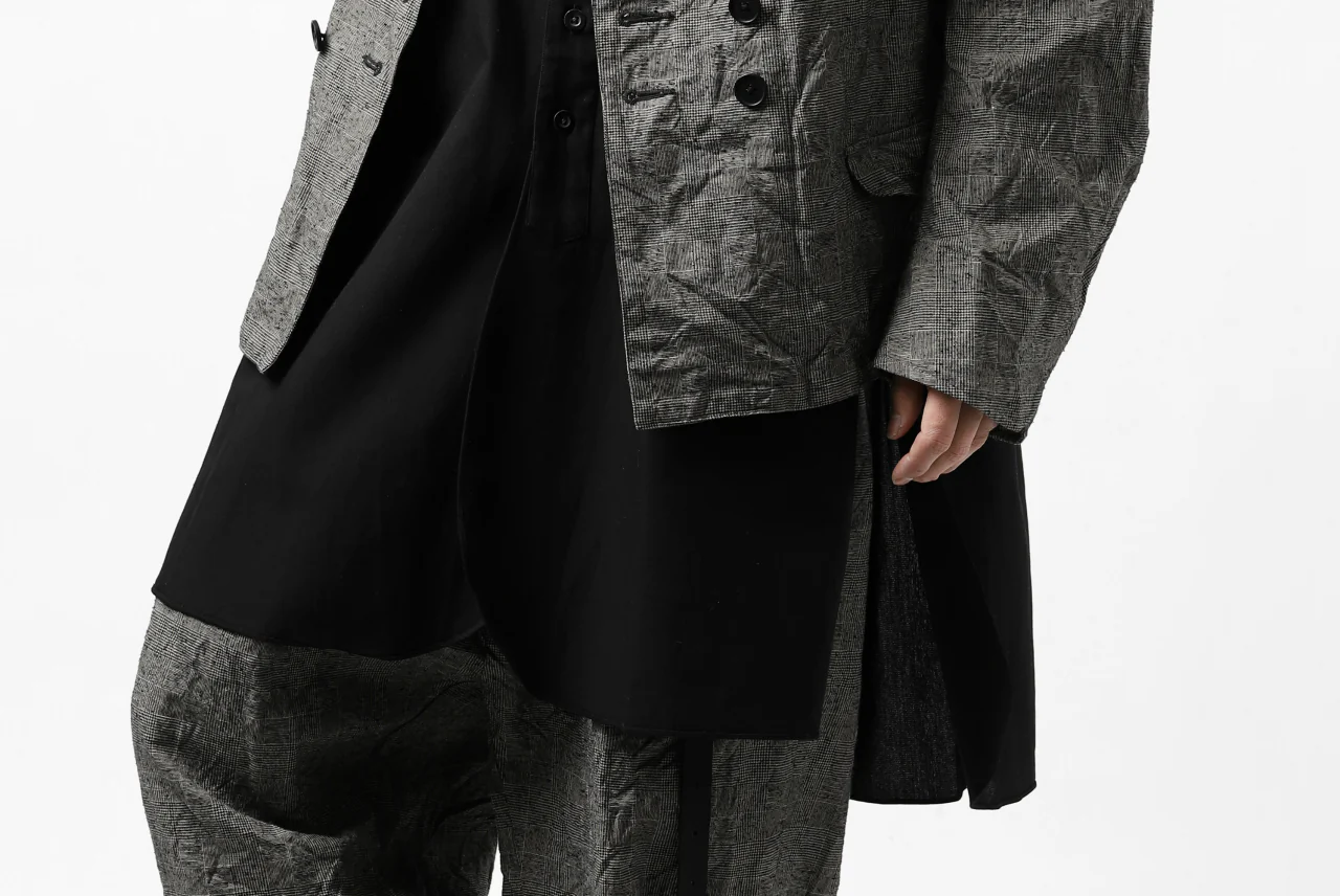 KLASICA VESSER WORK JACKET / ORIGINAL PONGEE NEP (GLEN CHECK) - Image 64