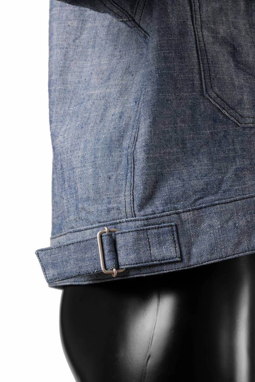 KLASICA VOLT (DS ver.) FRENCH ELECTRICIAN WORK JACKET / DEAD STOCK  HEAVY DUNGAREE (OLD BLUE) - Image 12