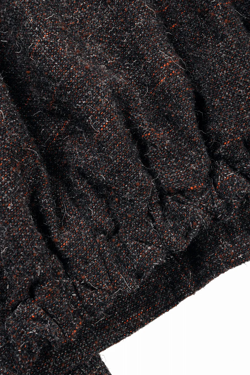 KLASICA VOLUME SLEEVE TANKERS BLOUSON / REGENERATED KEMP MIXED TWEED (MIX BROWN) - Image 15