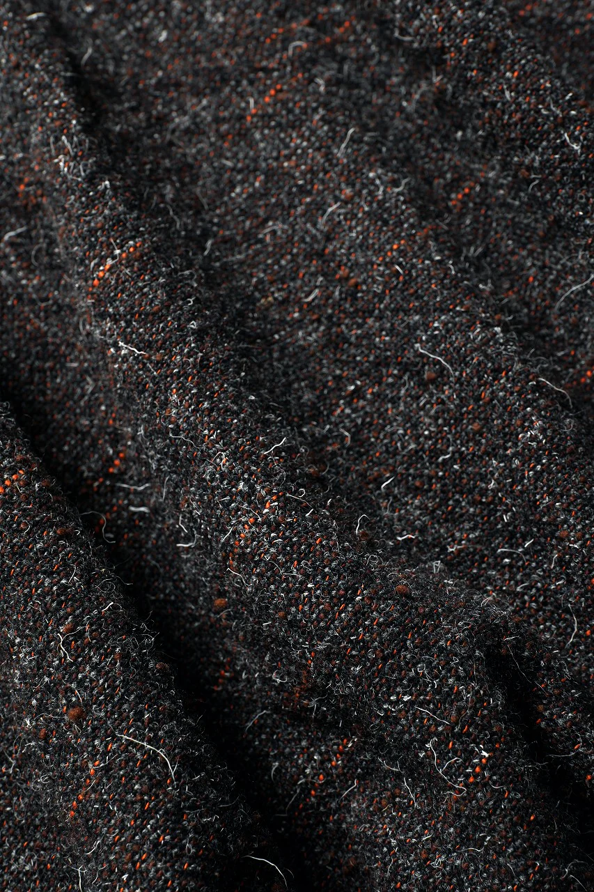KLASICA VOLUME SLEEVE TANKERS BLOUSON / REGENERATED KEMP MIXED TWEED (MIX BROWN) - Image 16