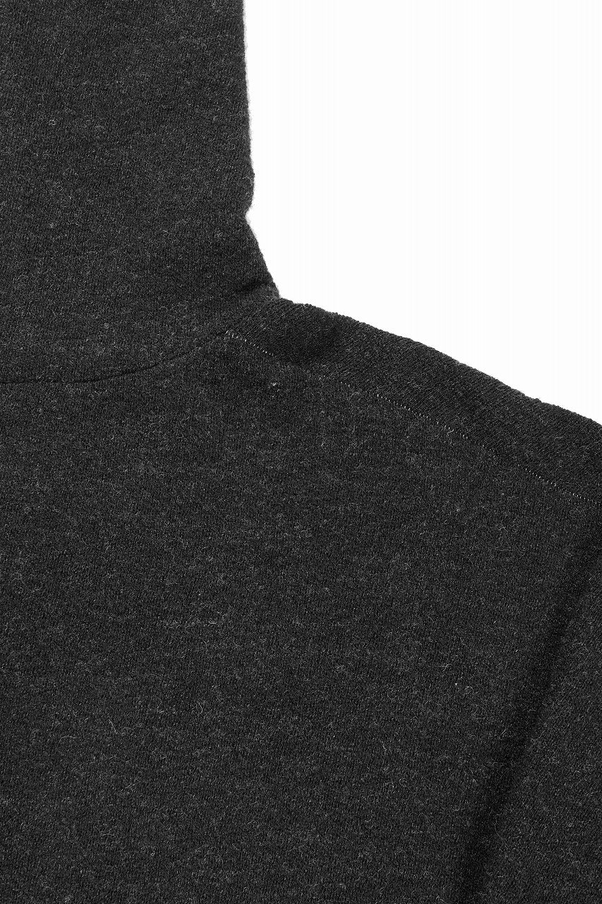 KLASICA VOLUME TURTLE NECK / SHETLAND WOOL AMUNZEN (CARBON) - Image 9