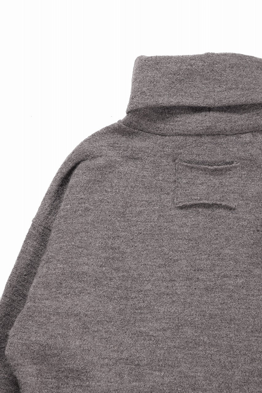 KLASICA VOLUME TURTLE NECK / SHETLAND WOOL AMUNZEN (SAND) - Image 9
