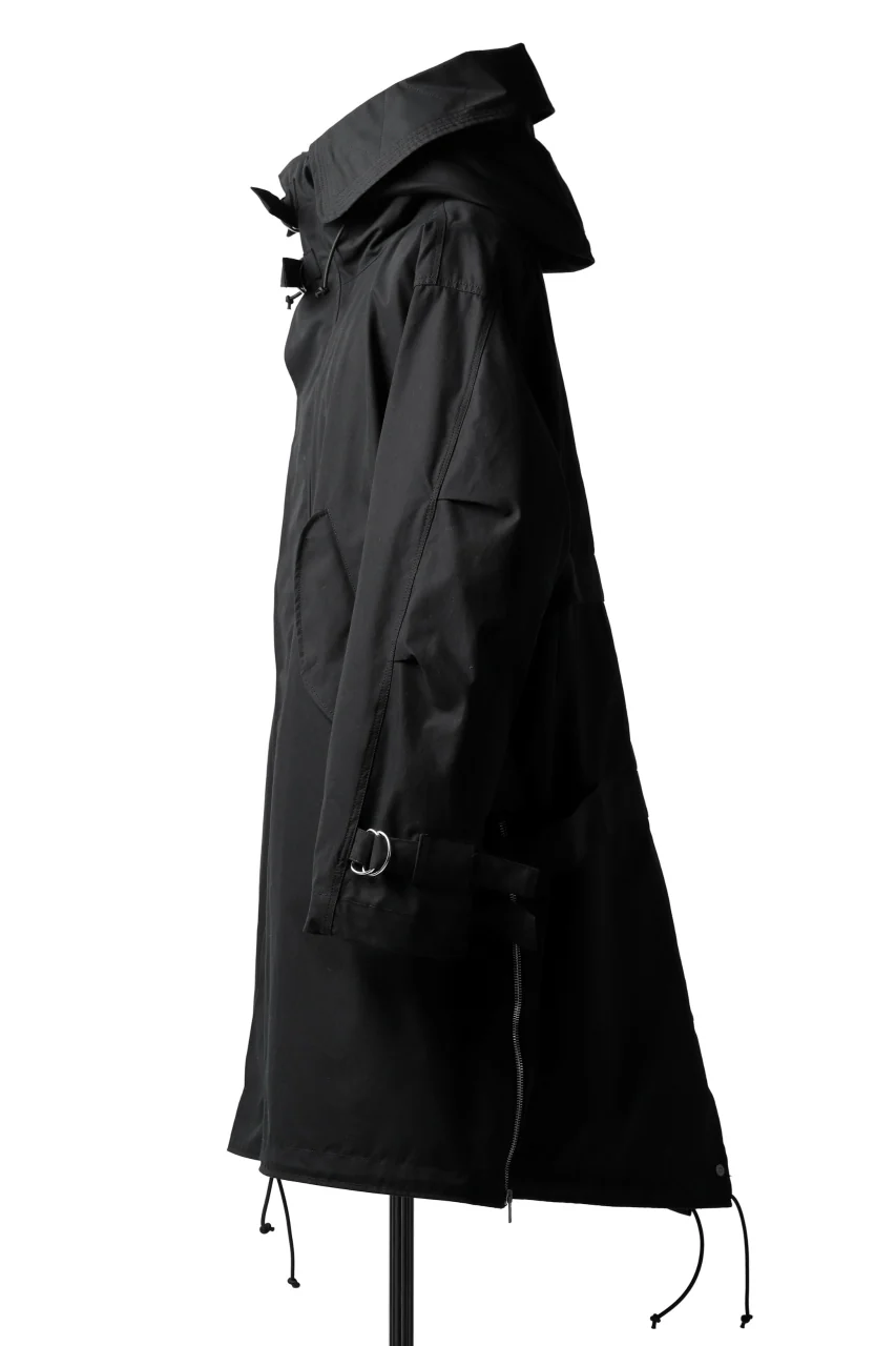 KLASICA WATER FALL MODS COAT / Ventile® UK L24 (BLACK) - Image 11