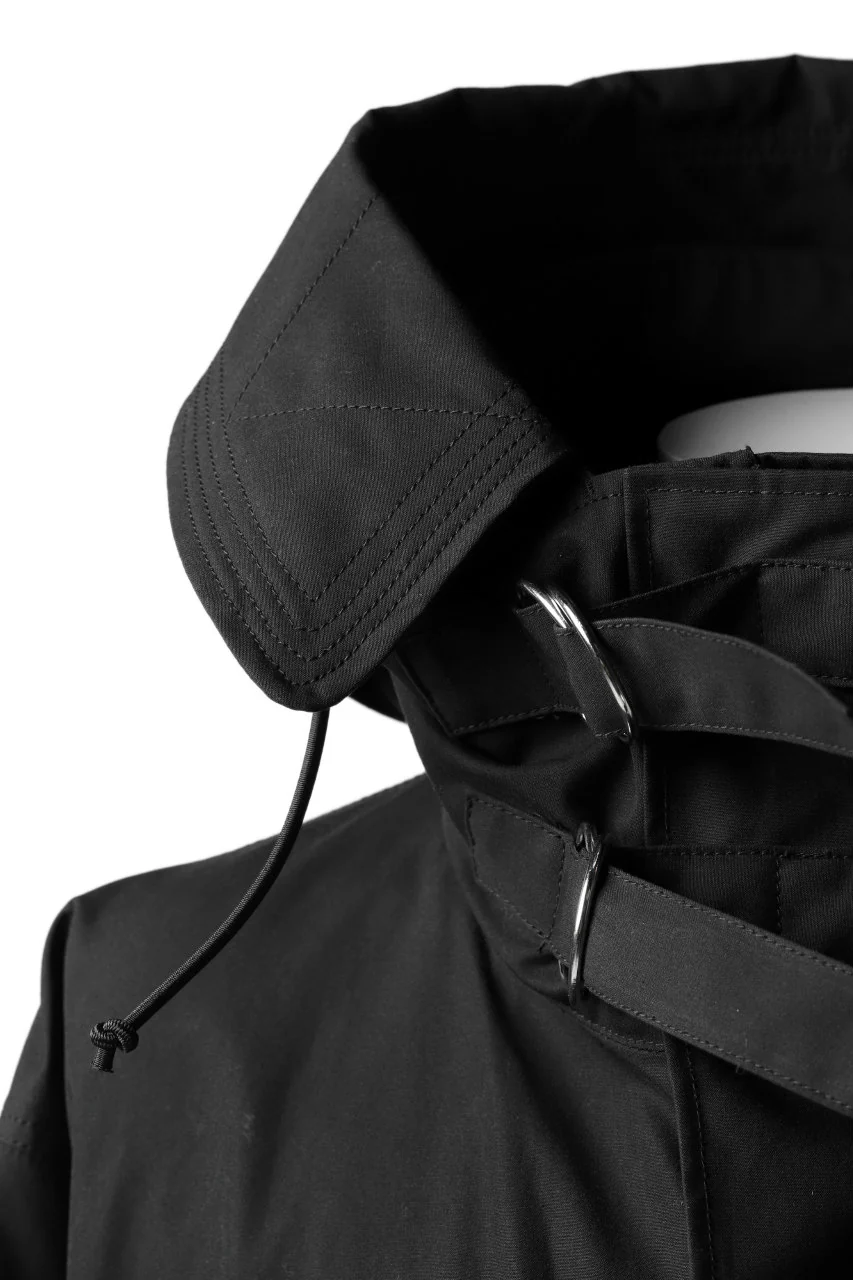 KLASICA WATER FALL MODS COAT / Ventile® UK L24 (BLACK) - Image 21