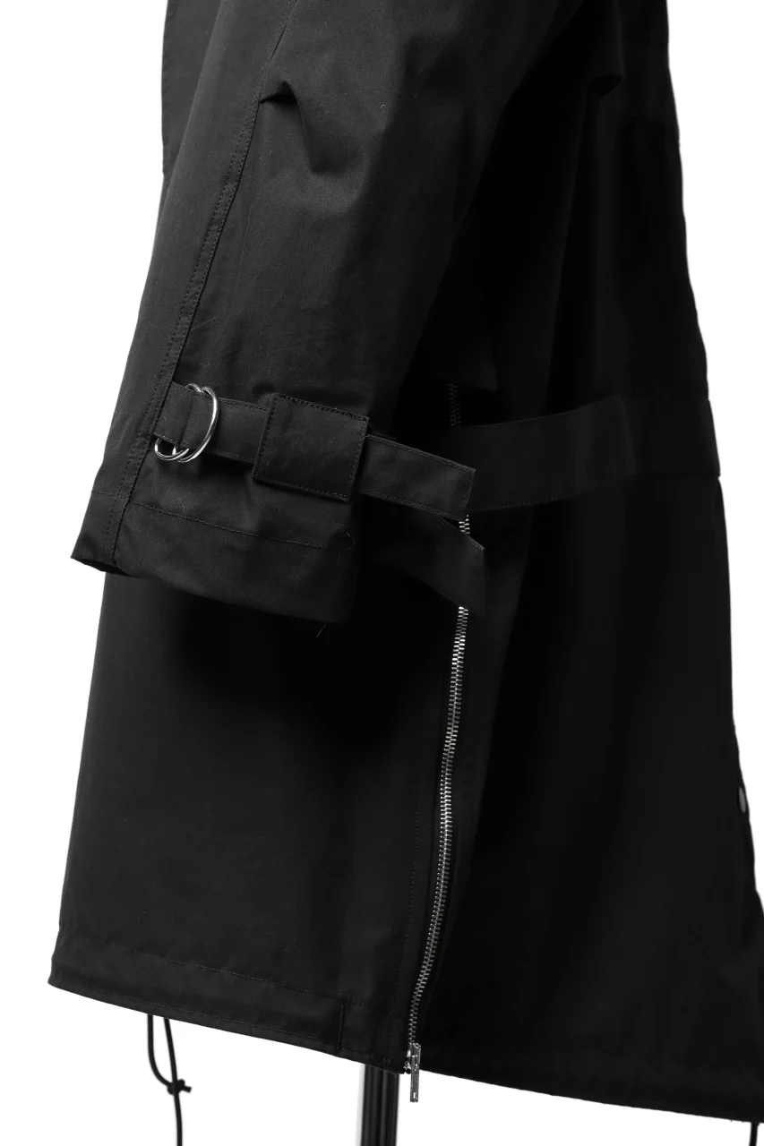 KLASICA WATER FALL MODS COAT / Ventile® UK L24 (BLACK) - Image 28