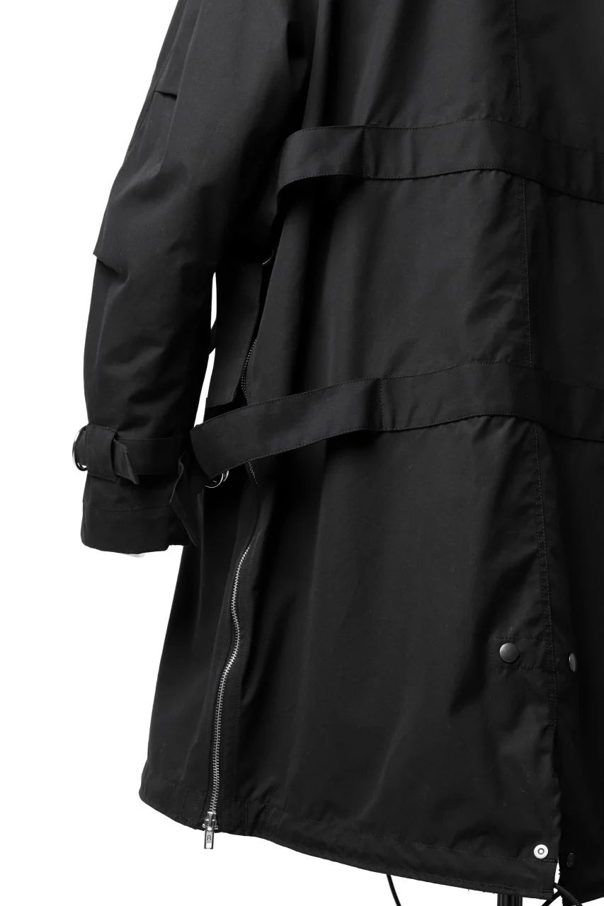 KLASICA WATER FALL MODS COAT / Ventile® UK L24 (BLACK) - Image 30