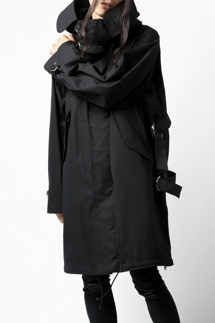 KLASICA WATER FALL MODS COAT / Ventile® UK L24 (BLACK) - Image 34