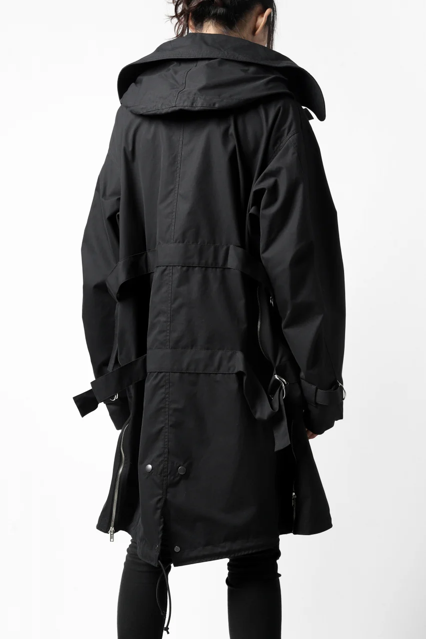 KLASICA WATER FALL MODS COAT / Ventile® UK L24 (BLACK) - Image 37