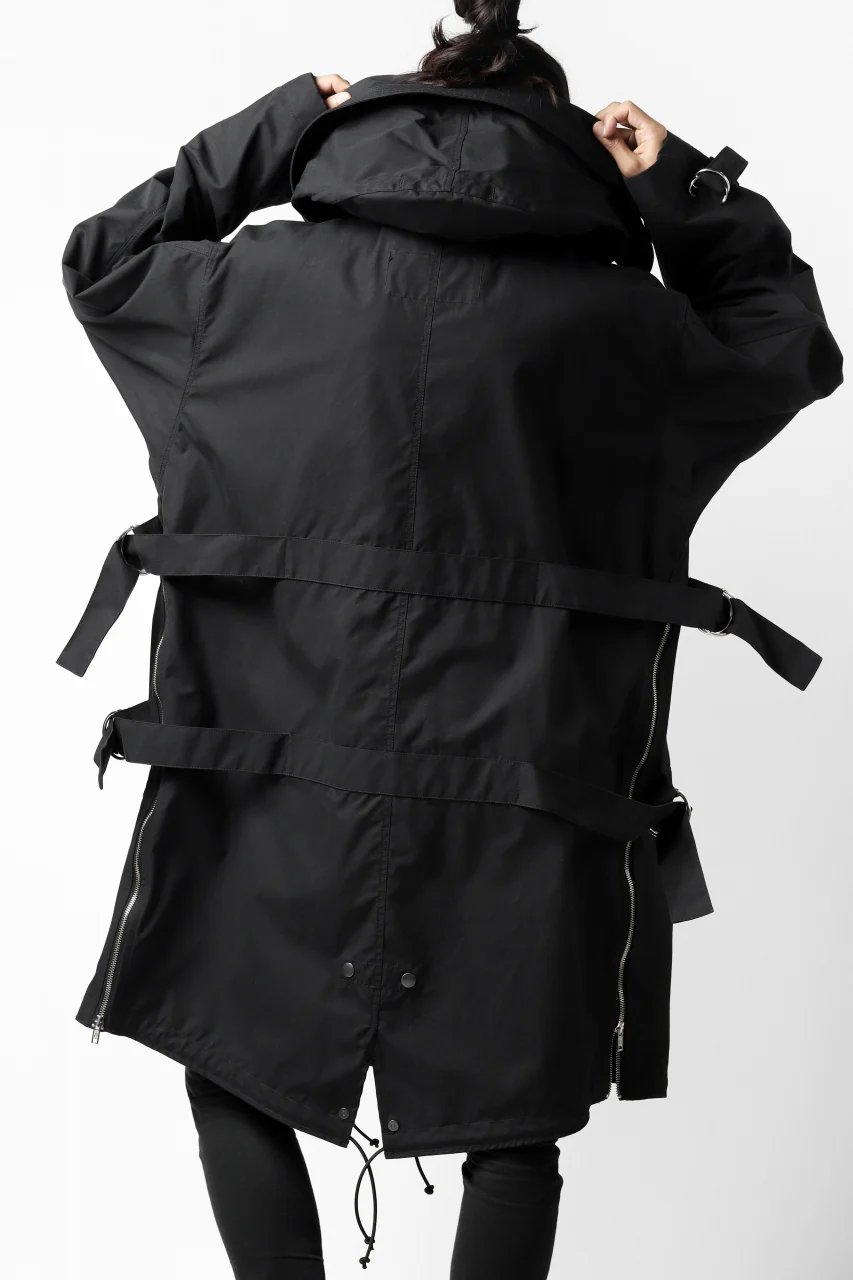 KLASICA WATER FALL MODS COAT / Ventile® UK L24 (BLACK) - Image 38