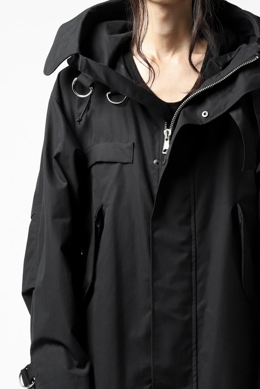 KLASICA WATER FALL MODS COAT / Ventile® UK L24 (BLACK) - Image 40
