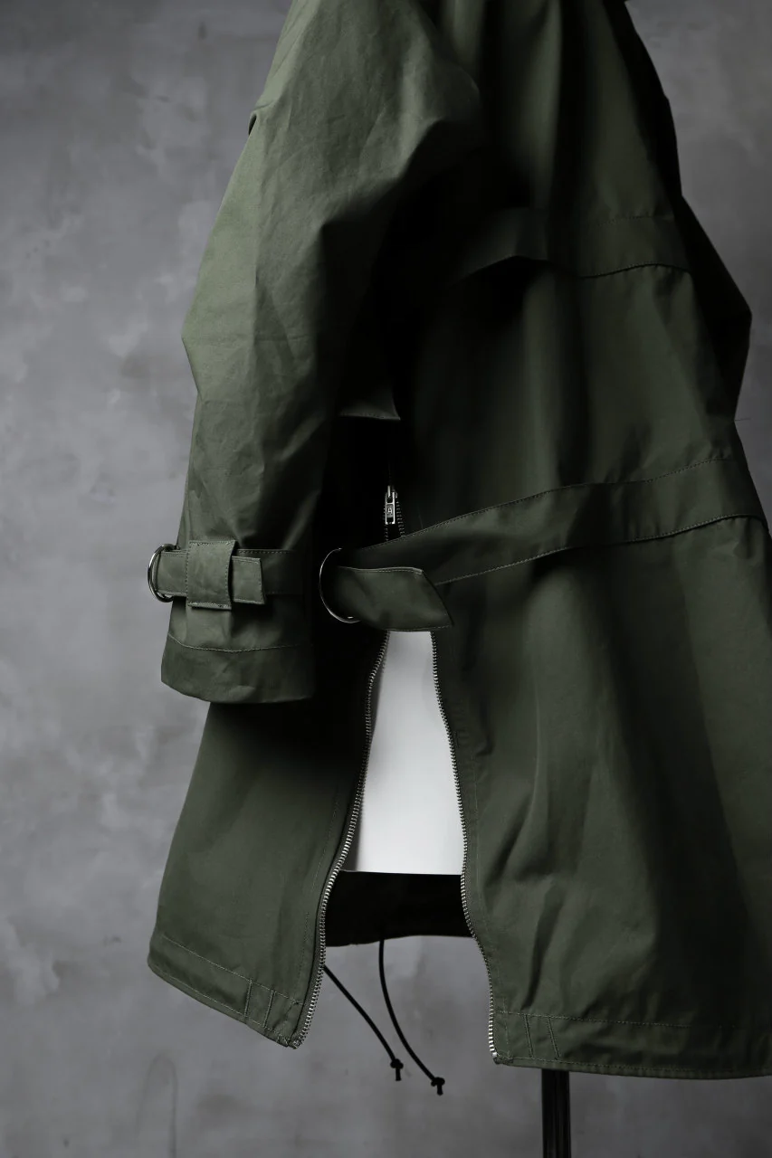 KLASICA WATER FALL MODS COAT / Ventile® UK L24 (OLIVE) - Image 21