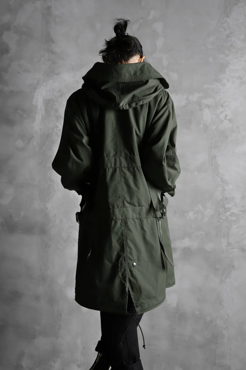 KLASICA WATER FALL MODS COAT / Ventile® UK L24 (OLIVE) - Image 33