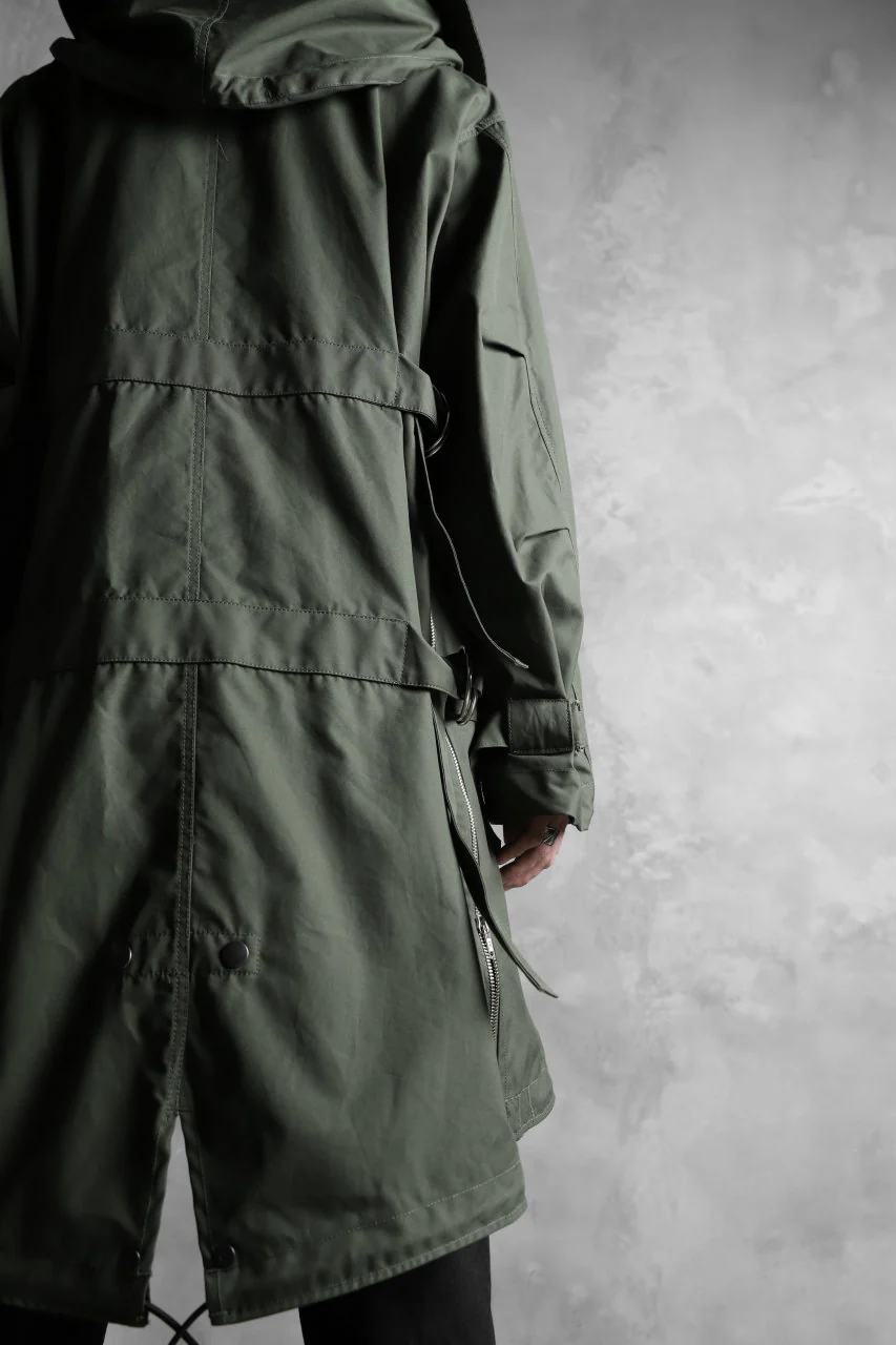 KLASICA WATER FALL MODS COAT / Ventile® UK L24 (OLIVE) - Image 39