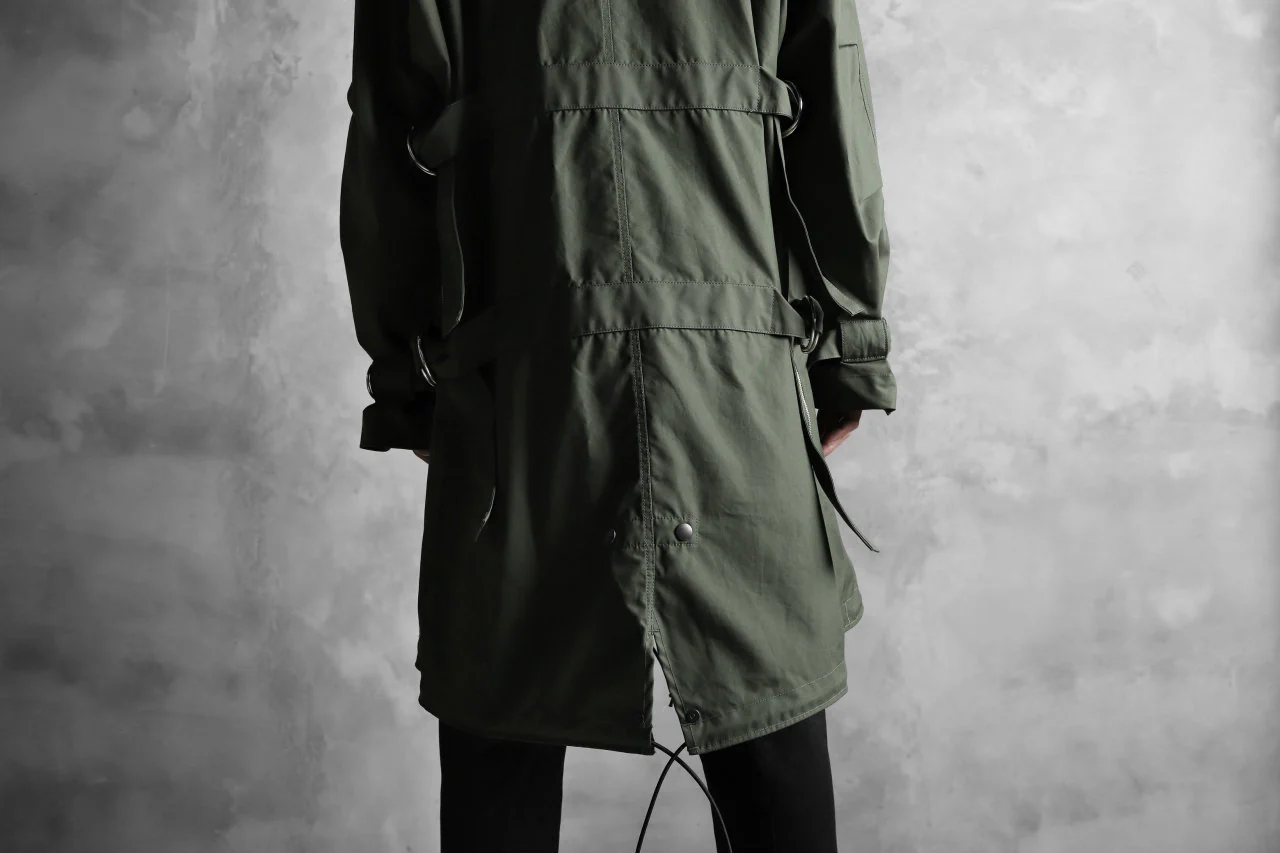 KLASICA WATER FALL MODS COAT / Ventile® UK L24 (OLIVE) - Image 46
