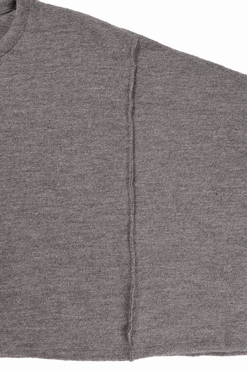 KLASICA WEARABLE BIG STOLE PONCHO / SHETLAND WOOL AMUNZEN (SAND) - Image 19