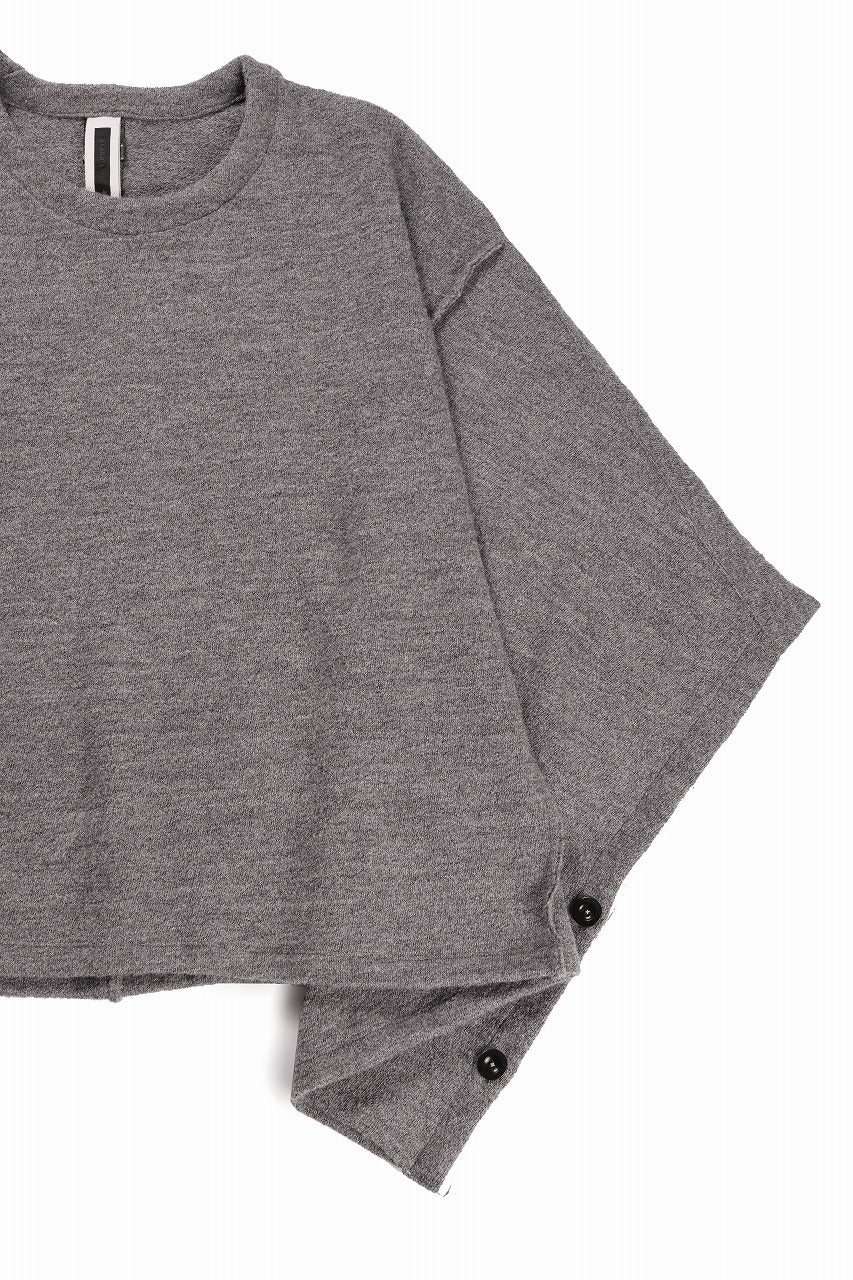 KLASICA WEARABLE BIG STOLE PONCHO / SHETLAND WOOL AMUNZEN (SAND) - Image 7