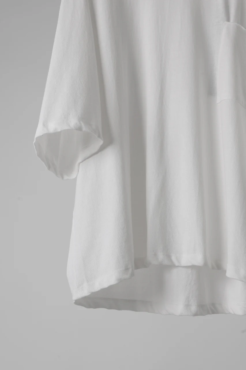 KLASICA WIDE BODY PAPER 3/4 SLEEVE TEE / DRY TWILL JERSEY (ECRU) - Image 10