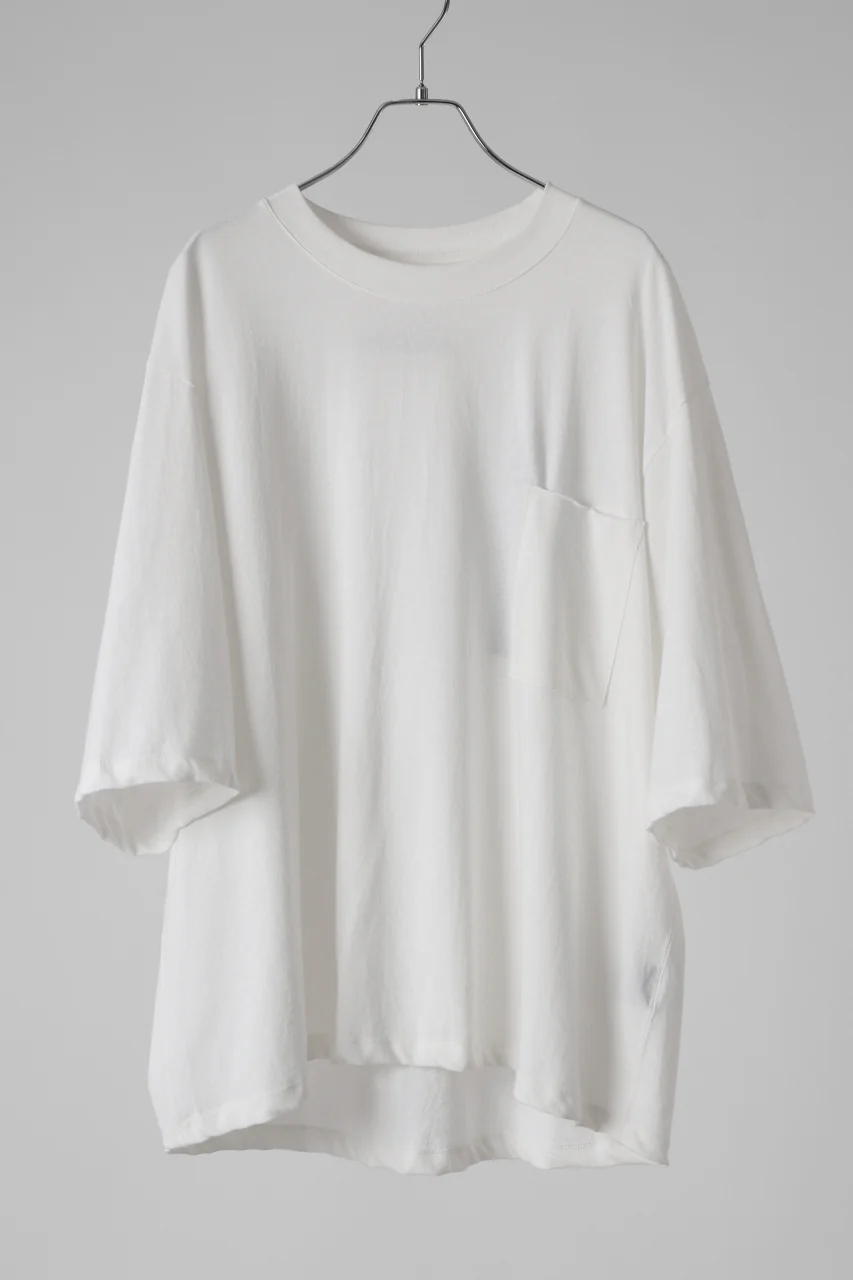 KLASICA WIDE BODY PAPER 3/4 SLEEVE TEE / DRY TWILL JERSEY (ECRU) - Image 12