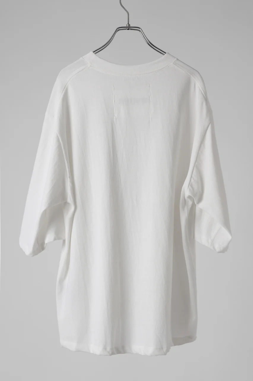KLASICA WIDE BODY PAPER 3/4 SLEEVE TEE / DRY TWILL JERSEY (ECRU) - Image 17