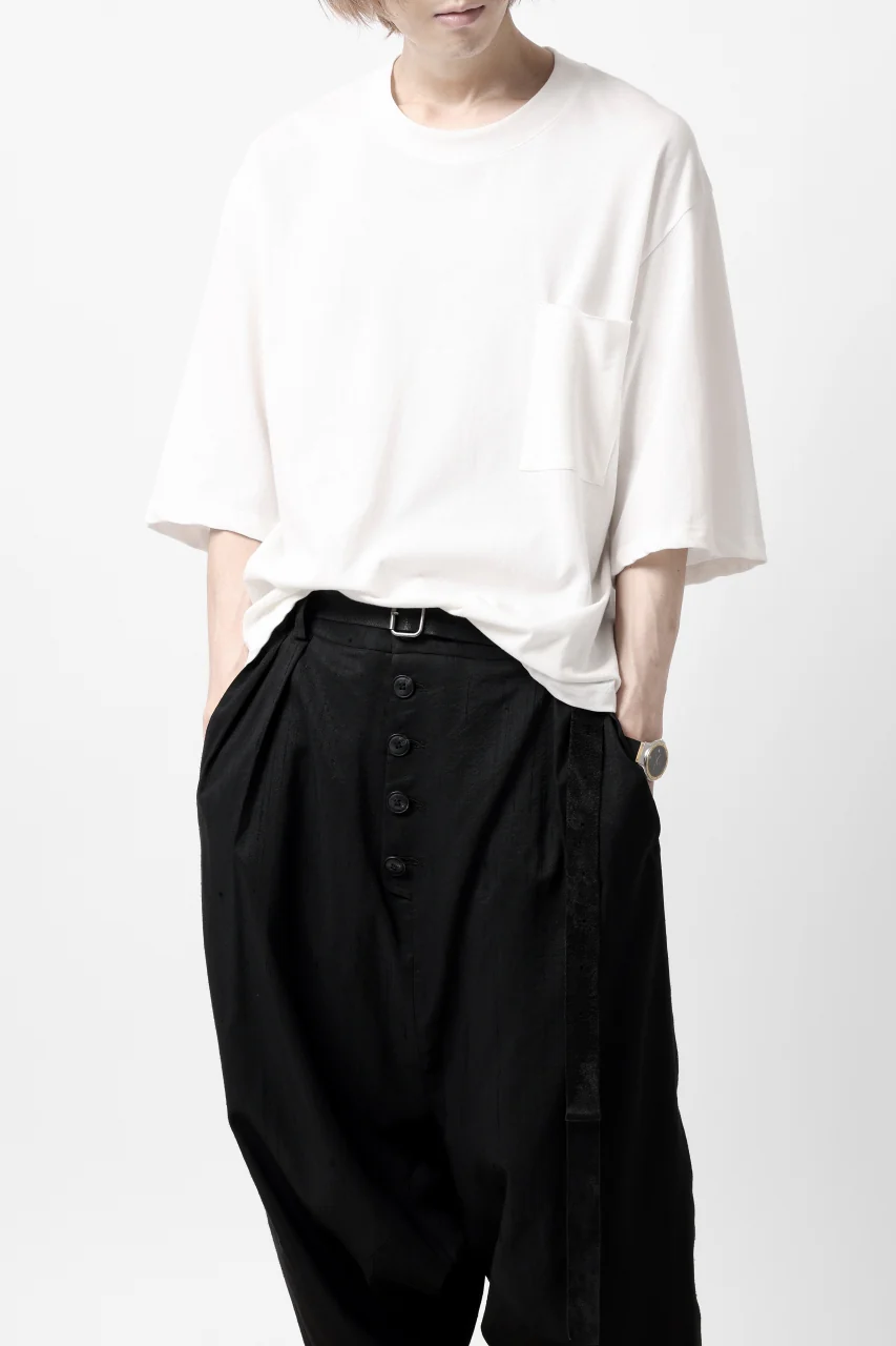 KLASICA WIDE BODY PAPER 3/4 SLEEVE TEE / DRY TWILL JERSEY (ECRU) - Image 23