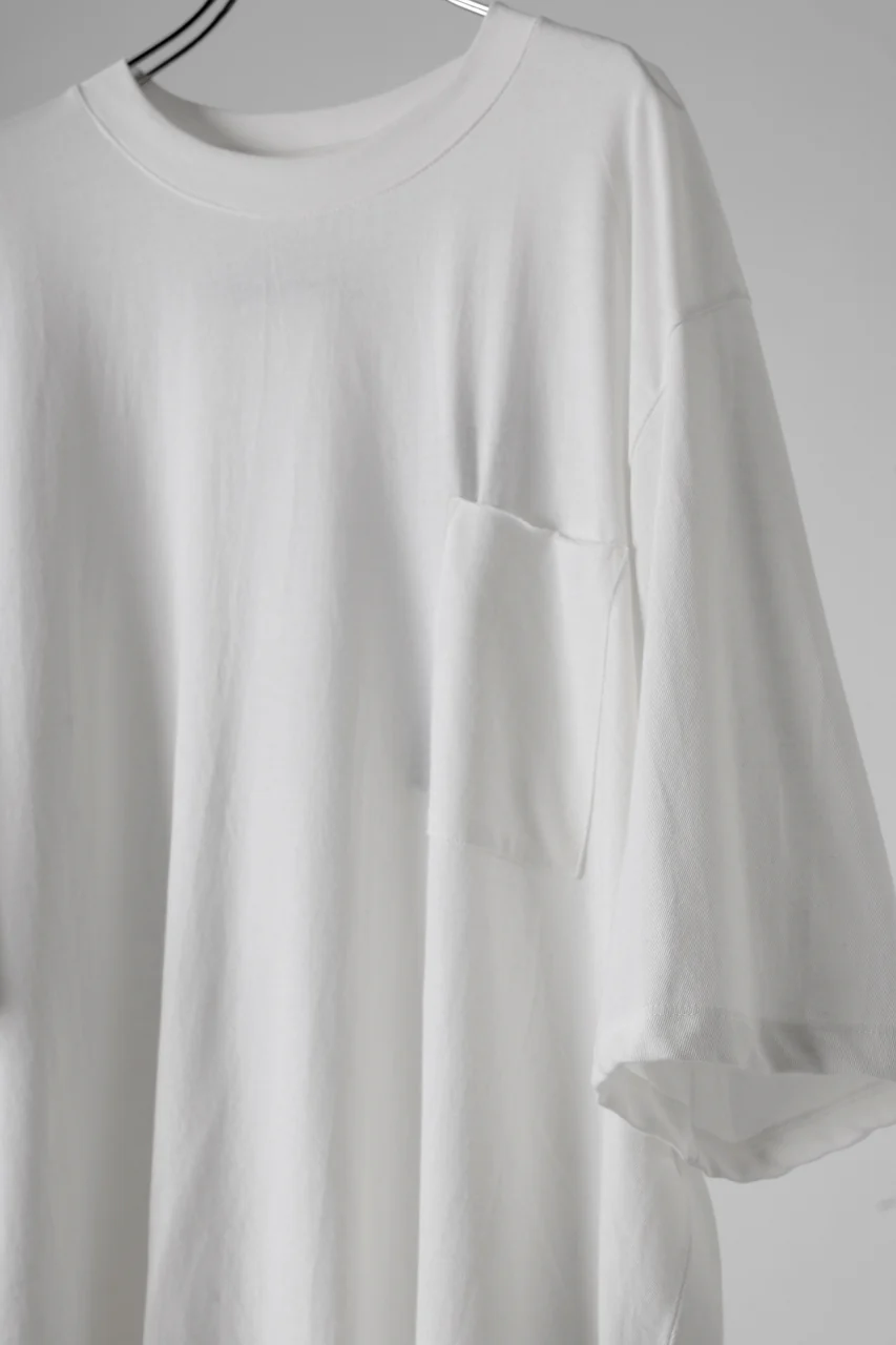 KLASICA WIDE BODY PAPER 3/4 SLEEVE TEE / DRY TWILL JERSEY (ECRU) - Image 8