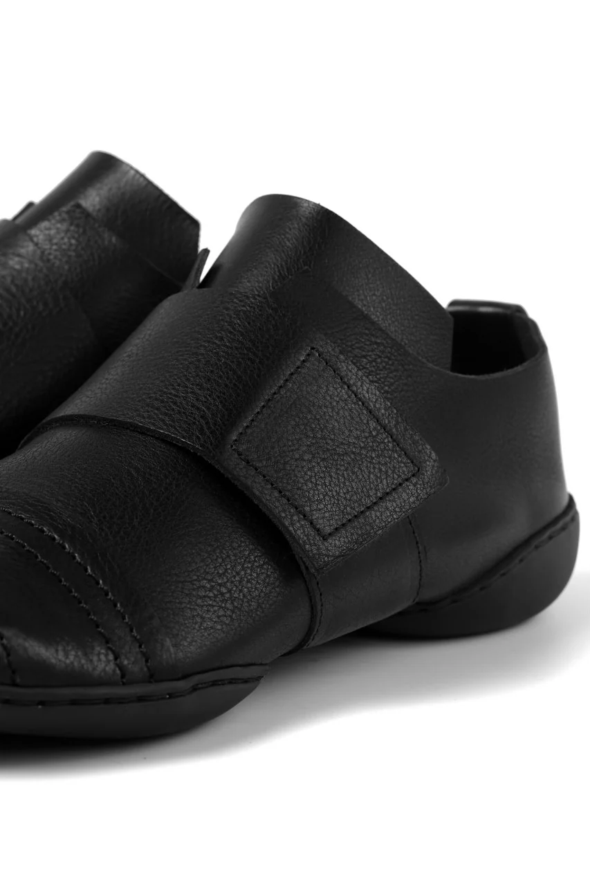 KLASICA x trippen "KLAS" VELCRO HALF SHOES / BLACK WAW (BLACK) - Image 12