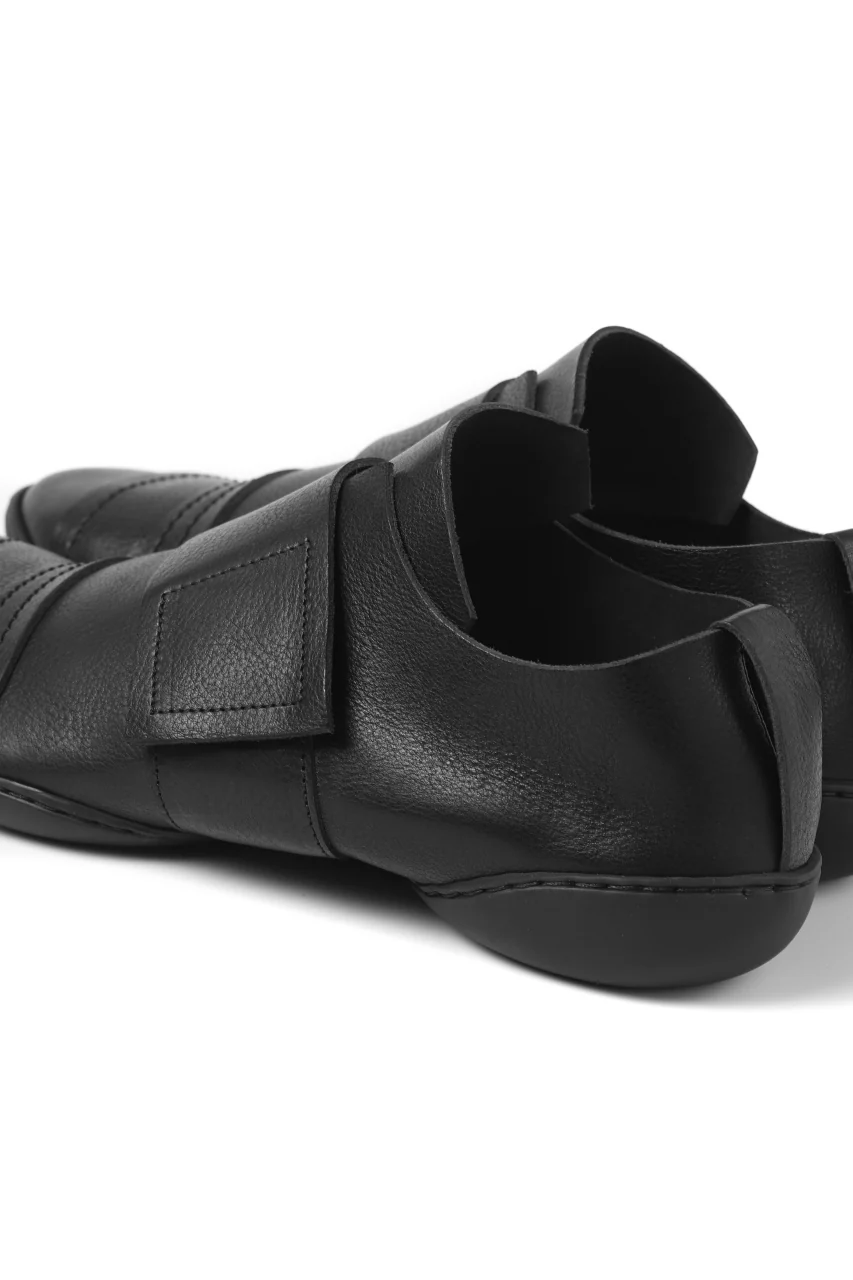 KLASICA x trippen "KLAS" VELCRO HALF SHOES / BLACK WAW (BLACK) - Image 15