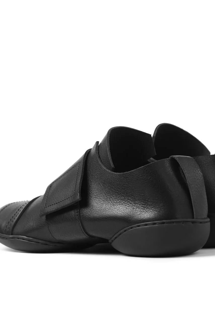 KLASICA x trippen "KLAS" VELCRO HALF SHOES / BLACK WAW (BLACK) - Image 17