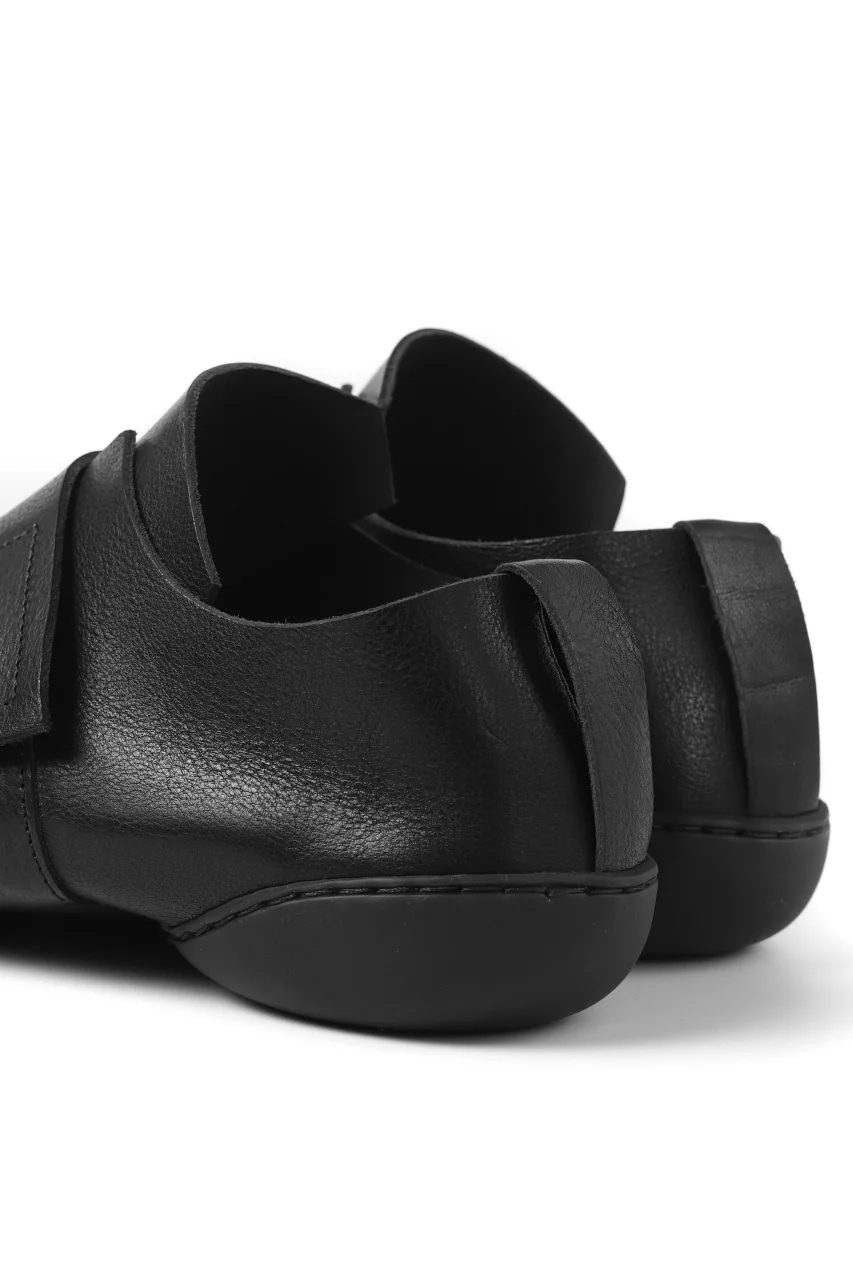KLASICA x trippen "KLAS" VELCRO HALF SHOES / BLACK WAW (BLACK) - Image 18