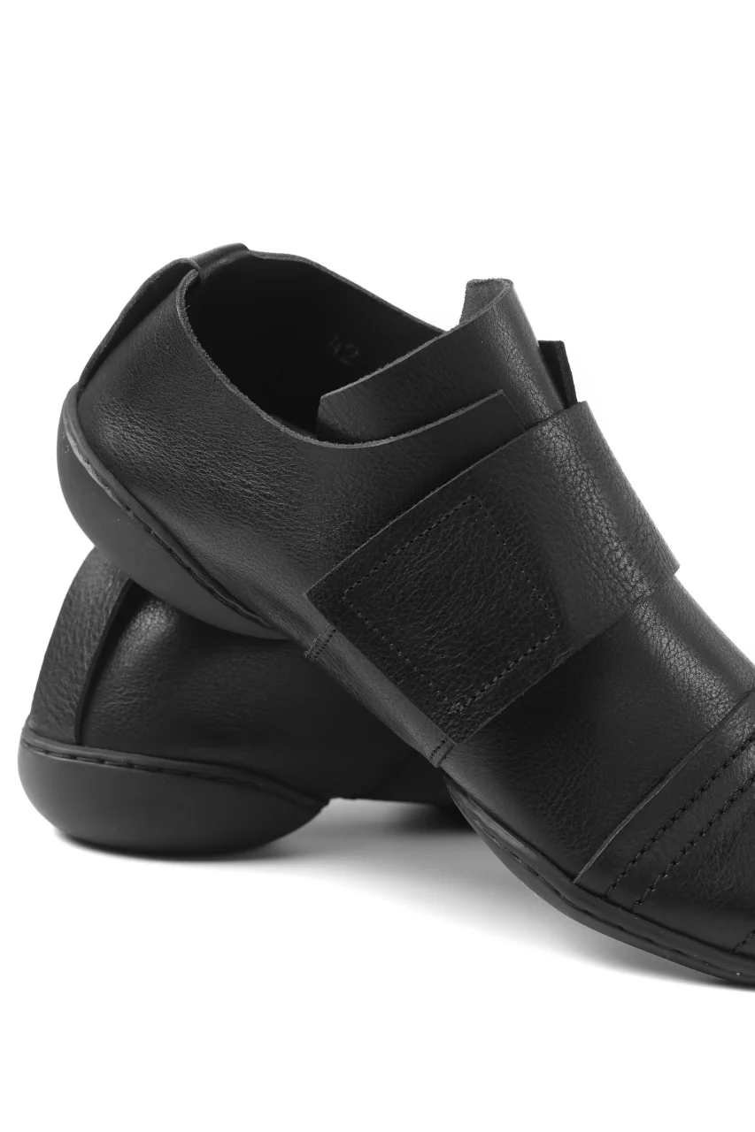 KLASICA x trippen "KLAS" VELCRO HALF SHOES / BLACK WAW (BLACK) - Image 19