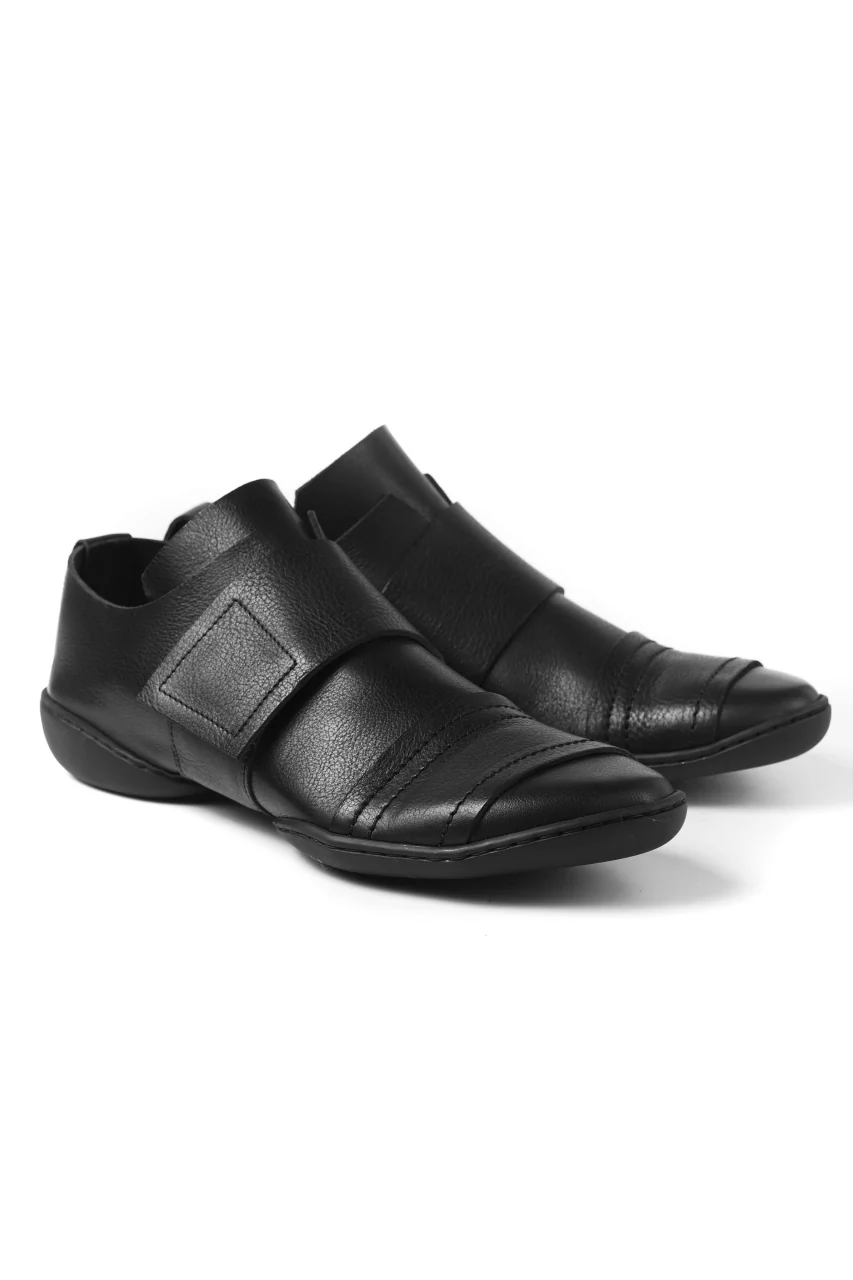 KLASICA x trippen "KLAS" VELCRO HALF SHOES / BLACK WAW (BLACK) - Image 2