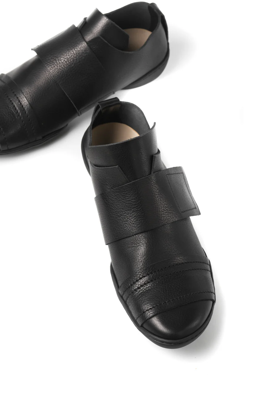 KLASICA x trippen "KLAS" VELCRO HALF SHOES / BLACK WAW (BLACK) - Image 22