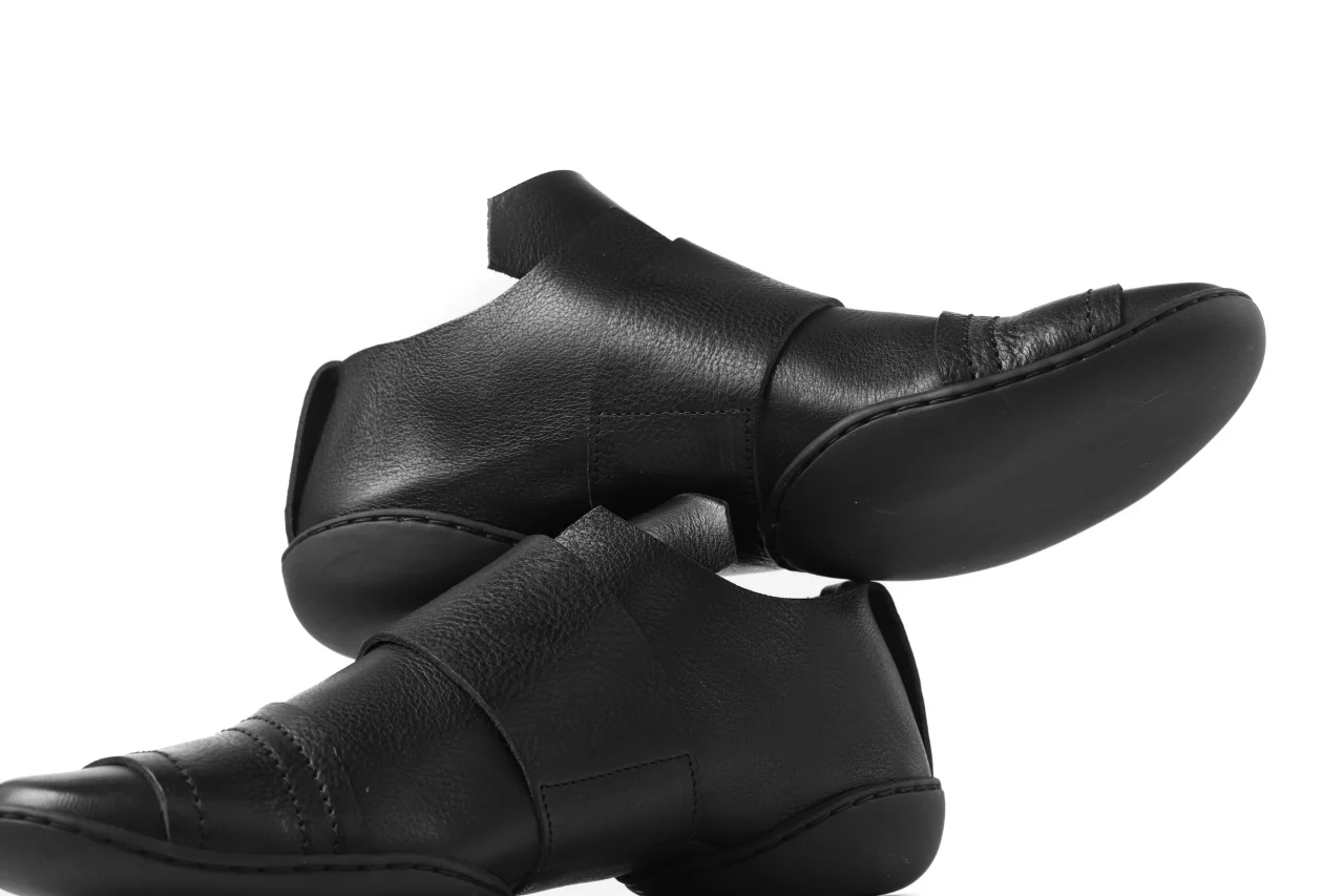 KLASICA x trippen "KLAS" VELCRO HALF SHOES / BLACK WAW (BLACK) - Image 25