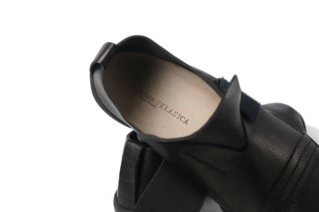 KLASICA x trippen "KLAS" VELCRO HALF SHOES / BLACK WAW (BLACK) - Image 27
