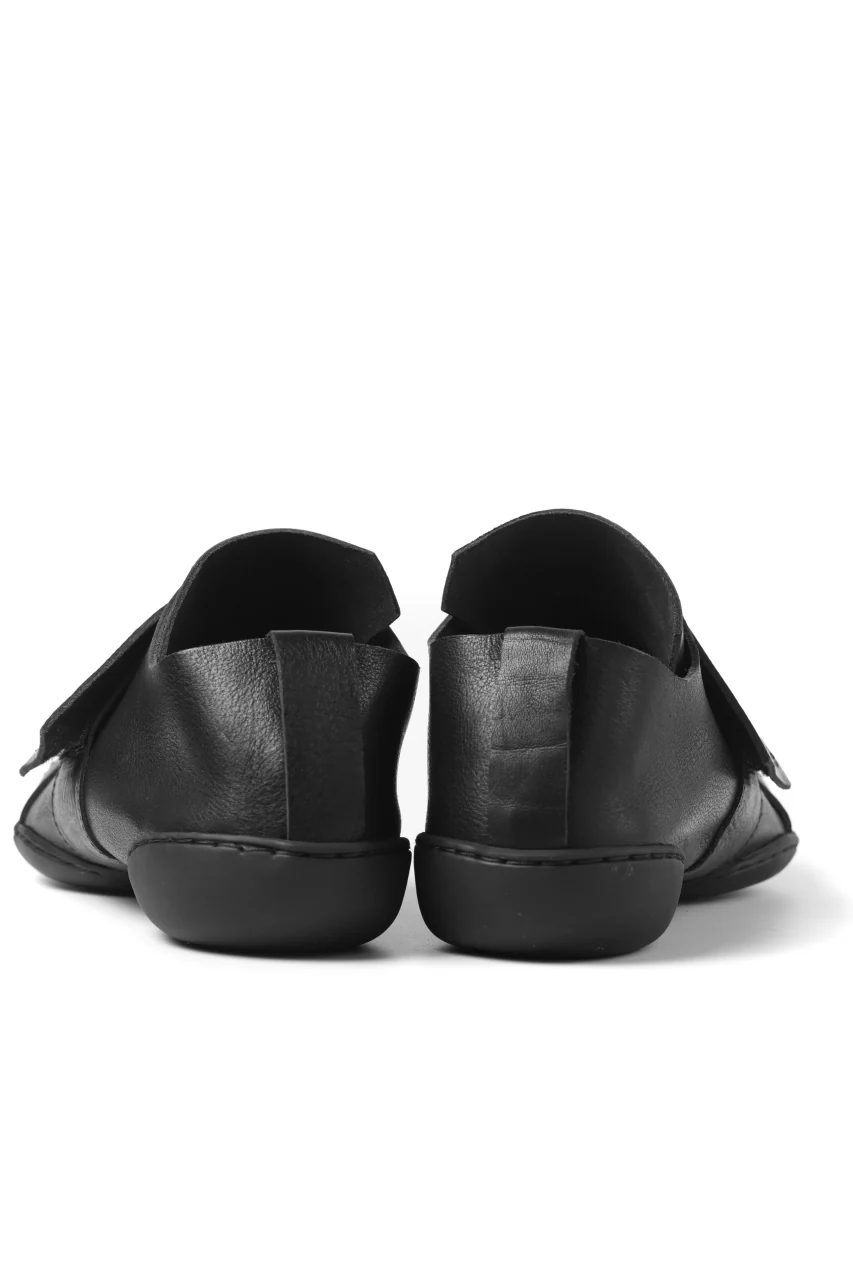 KLASICA x trippen "KLAS" VELCRO HALF SHOES / BLACK WAW (BLACK) - Image 7