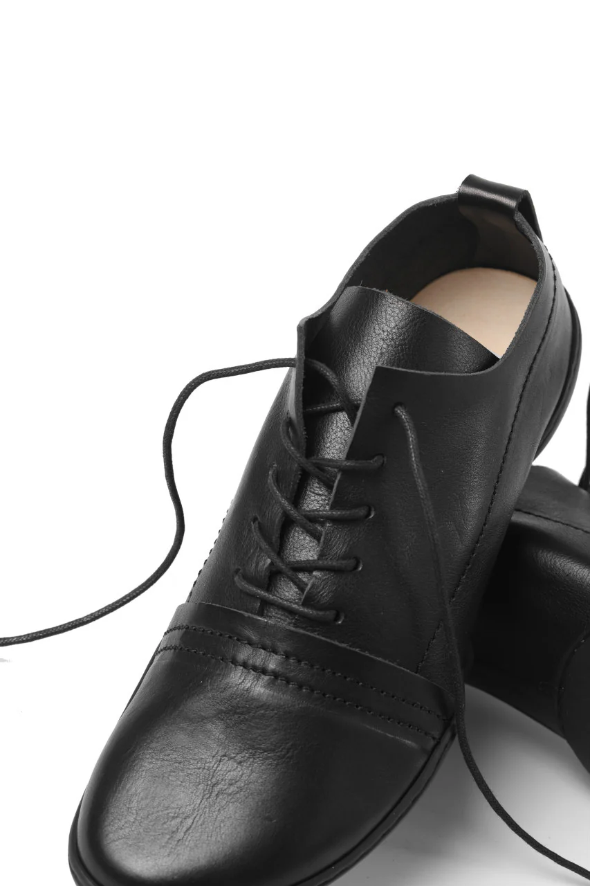 KLASICA x trippen "SICA" LACE UP HALF SHOES / BLACK WAW (BLACK) - Image 14