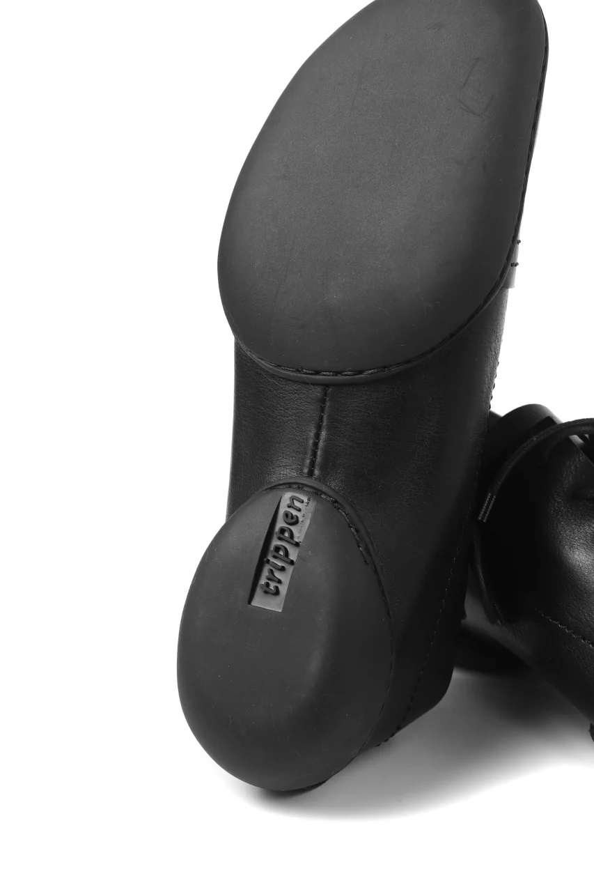 KLASICA x trippen "SICA" LACE UP HALF SHOES / BLACK WAW (BLACK) - Image 16