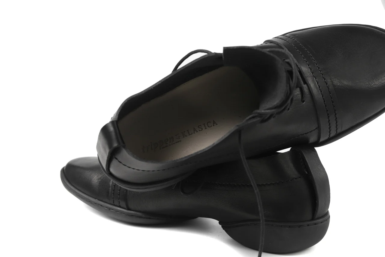 KLASICA x trippen "SICA" LACE UP HALF SHOES / BLACK WAW (BLACK) - Image 18