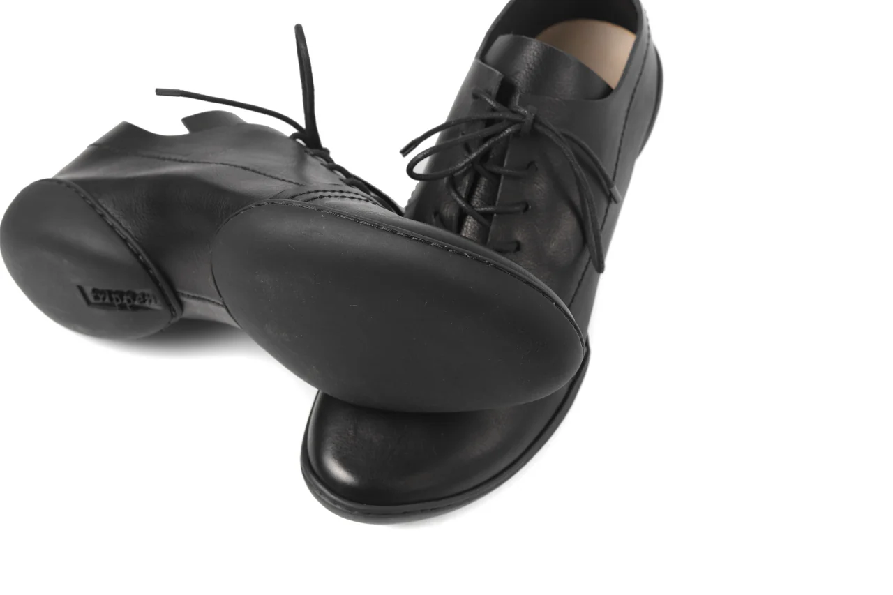 KLASICA x trippen "SICA" LACE UP HALF SHOES / BLACK WAW (BLACK) - Image 20