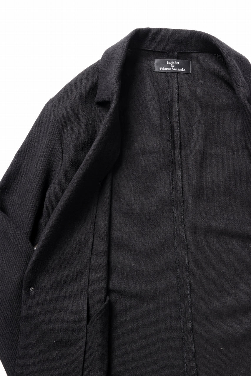 kujaku one button tailored jacket / J-977 (black) - Image 12