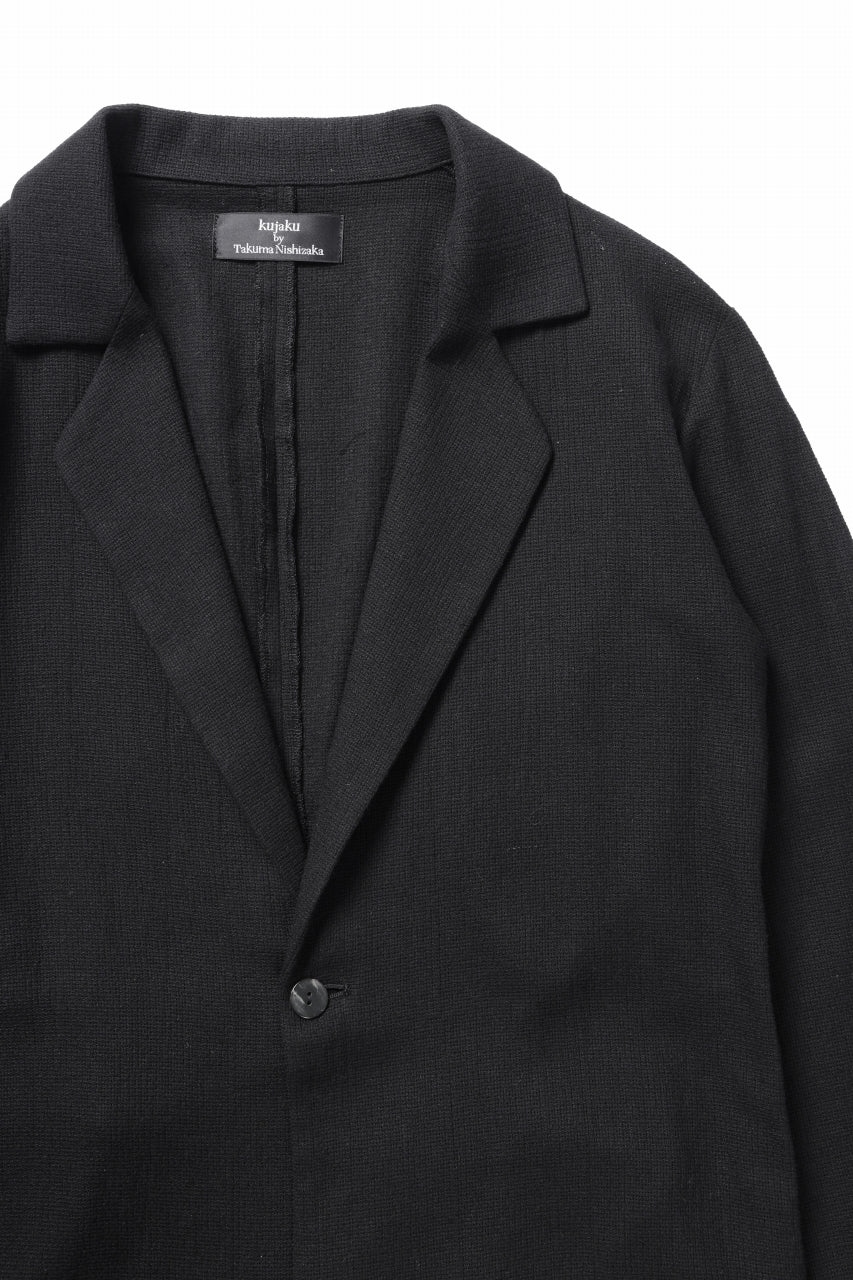 kujaku one button tailored jacket / J-977 (black) - Image 5
