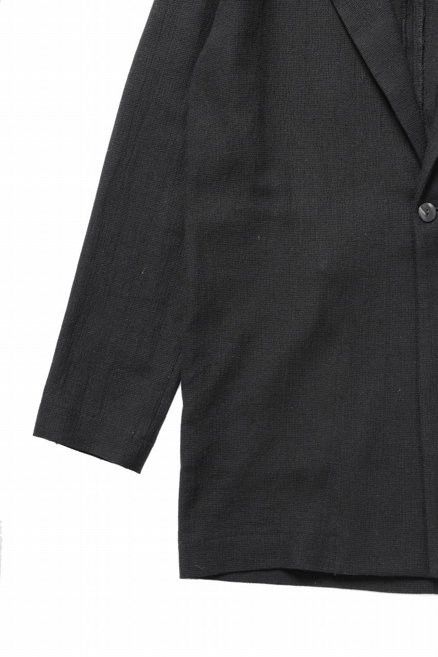 kujaku one button tailored jacket / J-977 (black) - Image 7