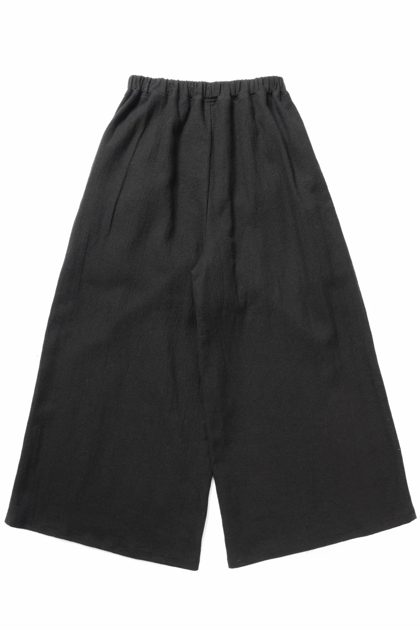 kujaku easy wide pants / P-292 (black) - Image 3