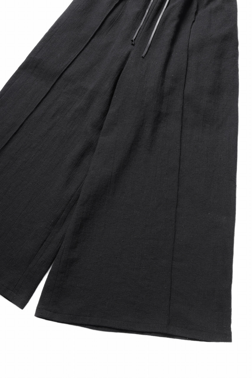 kujaku easy wide pants / P-292 (black) - Image 5
